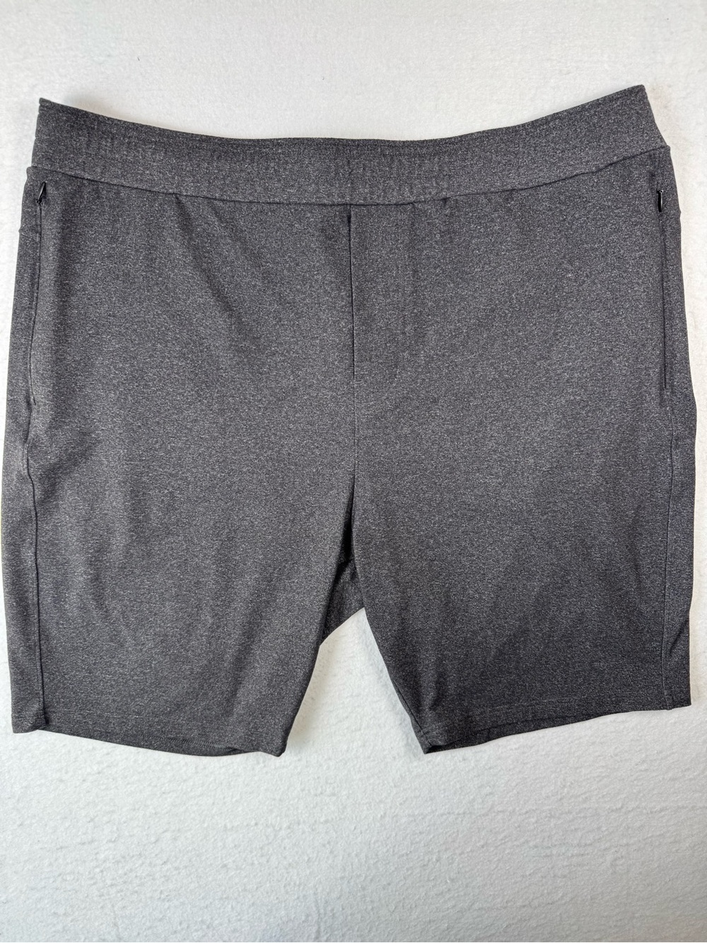 Public Rec Men’s 42R Heather Gray Stretch‎ Active Golf Shorts 9”